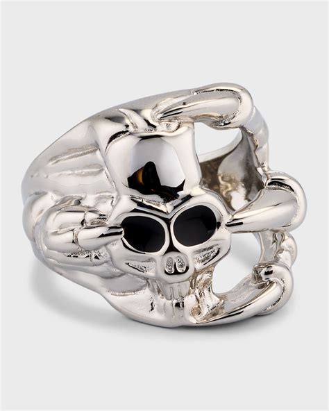 Givenchy Men's G Skull Ring 